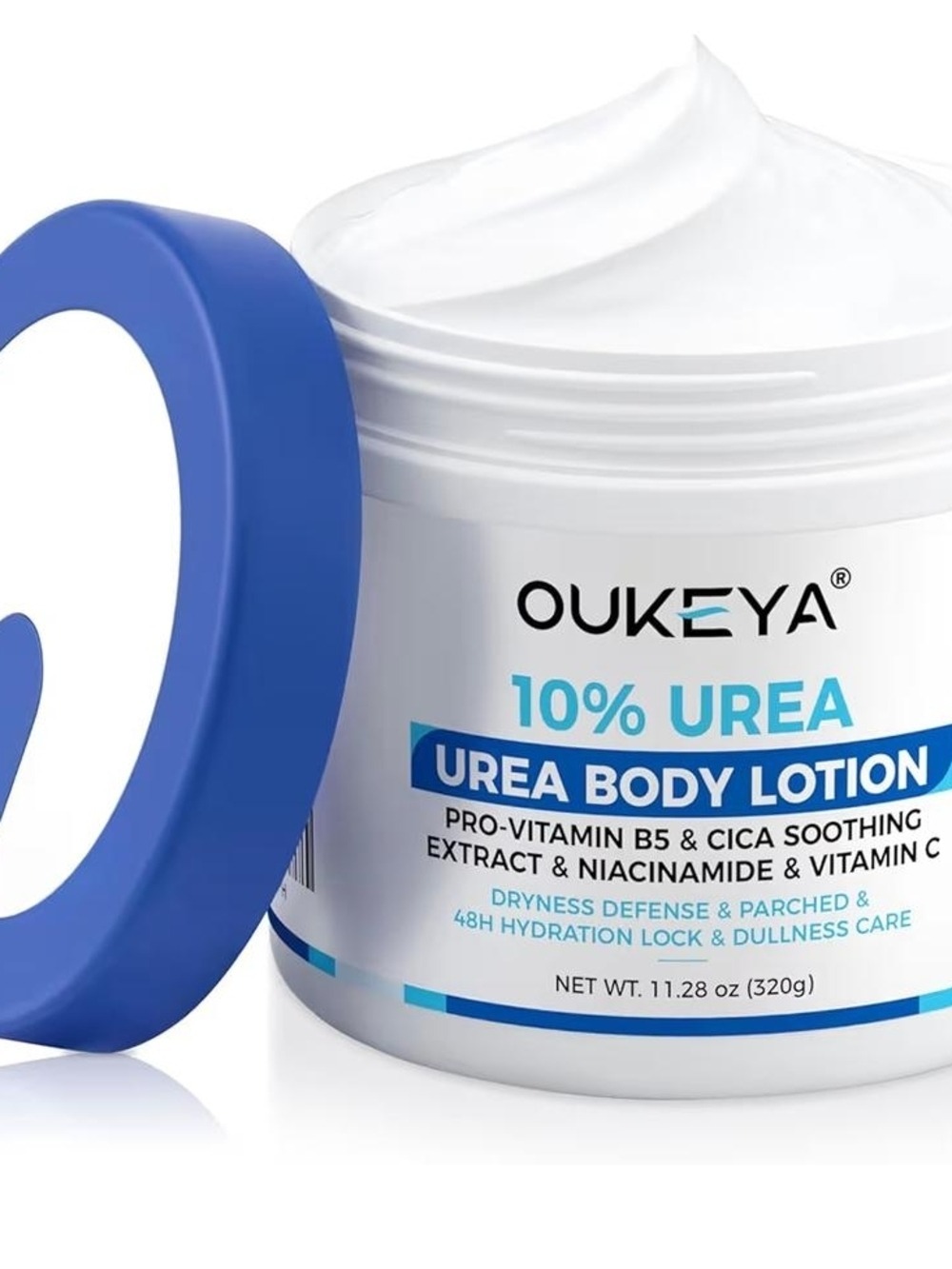 OUKEYA 10% Urea Body Lotion - White & Blue